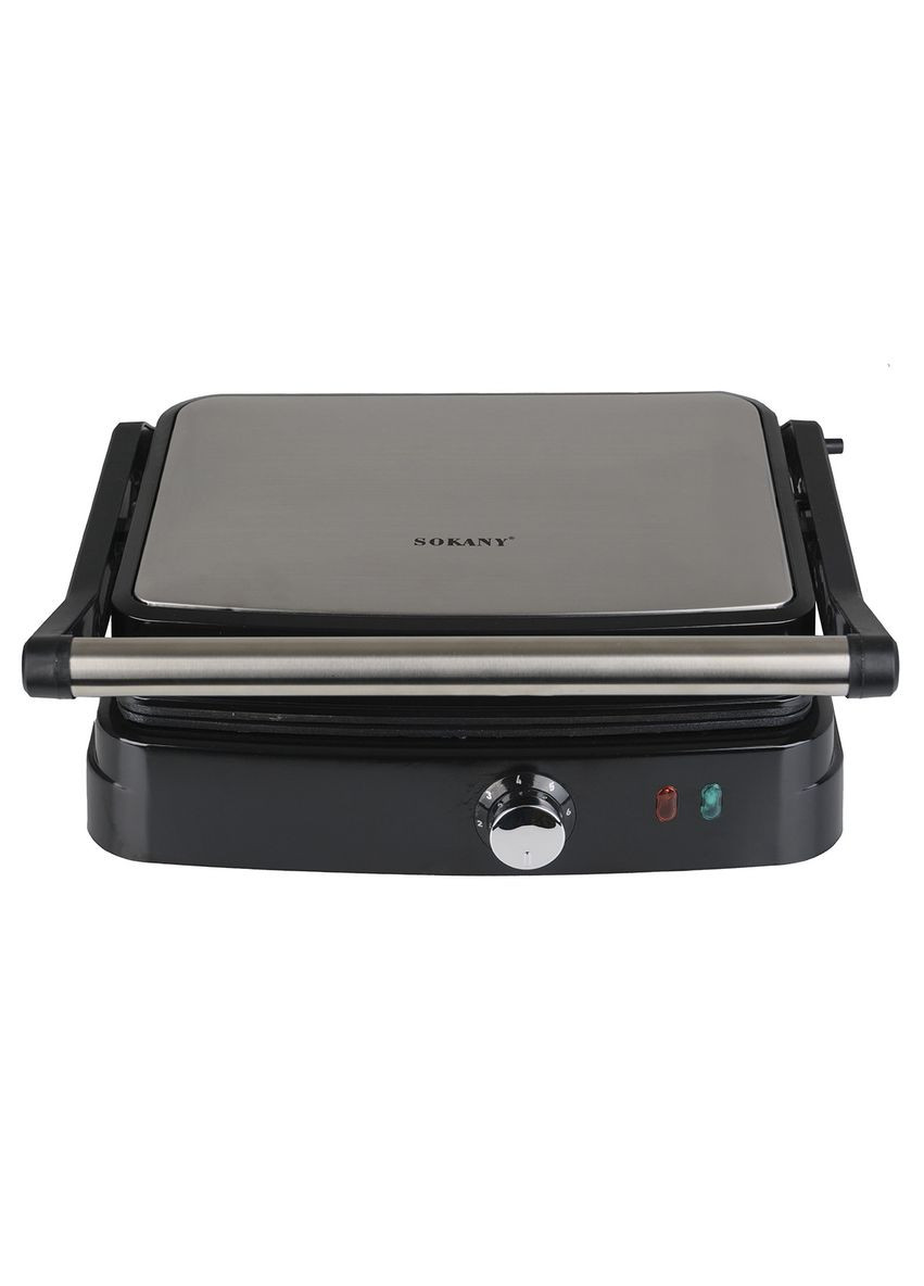 Гриль контактний 2000 Вт з антипригарним покриттям SK204SS Sokany (370706167)
