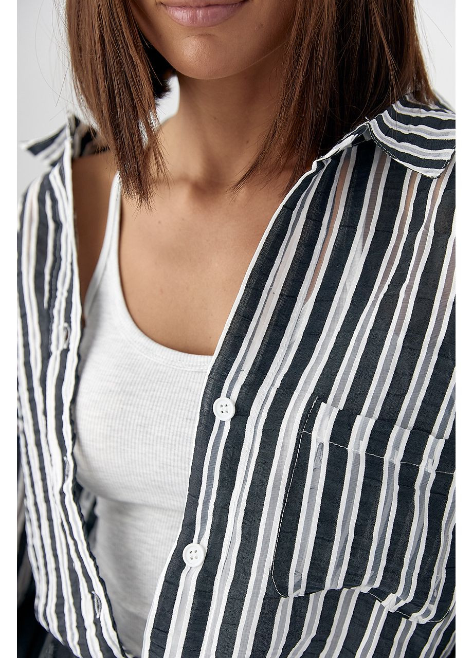 Черная классическая рубашка Lurex