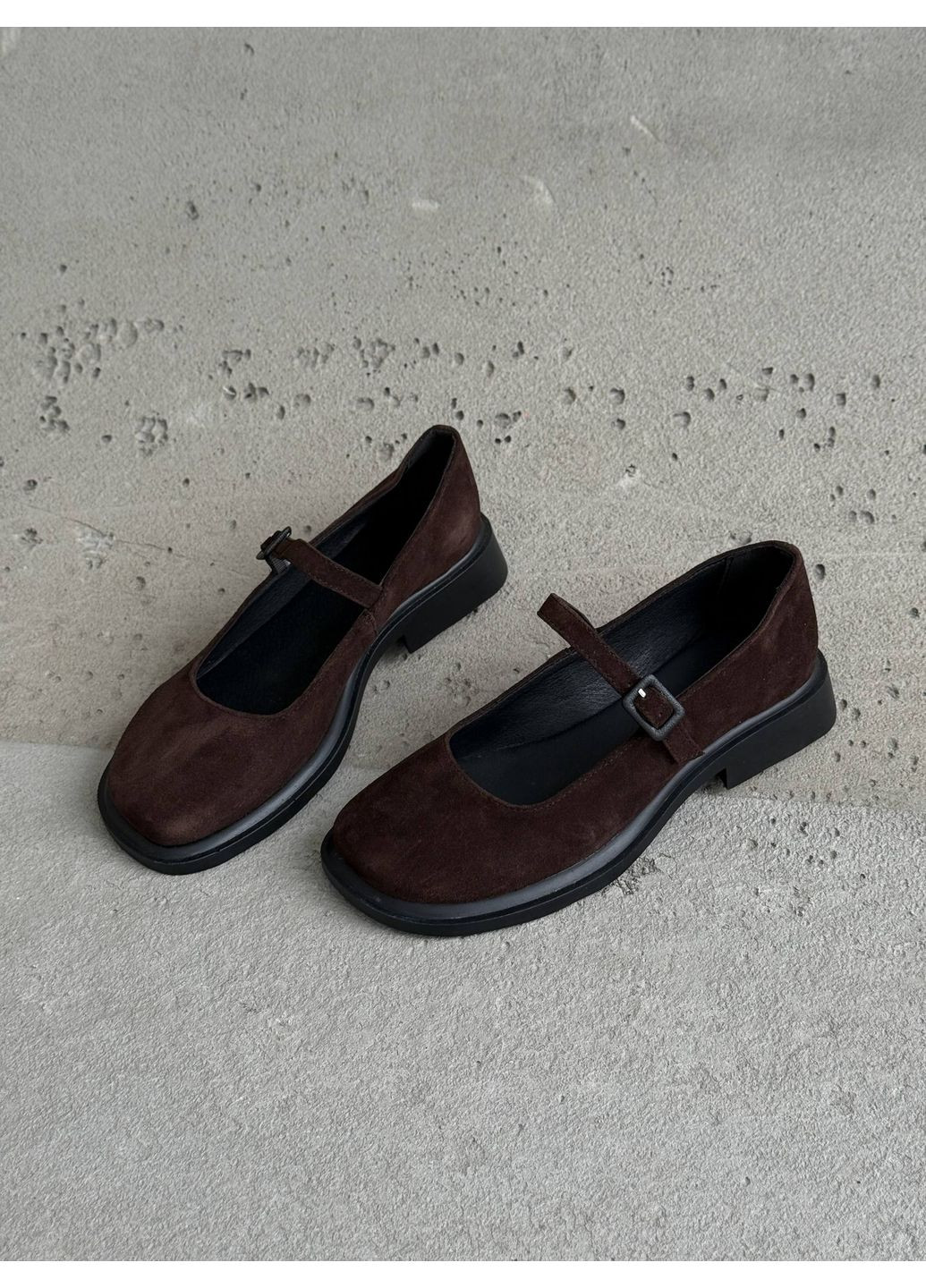 No Brand Туфлі жіночі з анатомічним носиком темно-коричневий з, — (358204531)