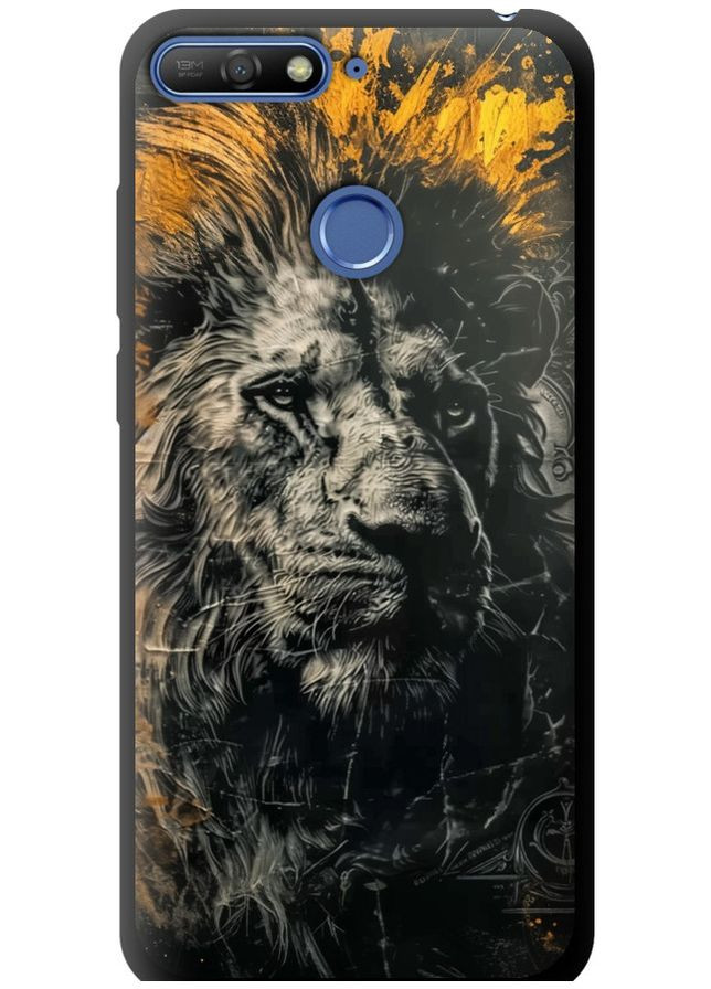 TPU чохол 'Лев у золотих фарбах' для Endorphone Huawei Y6 Prime 2018 (297659291)