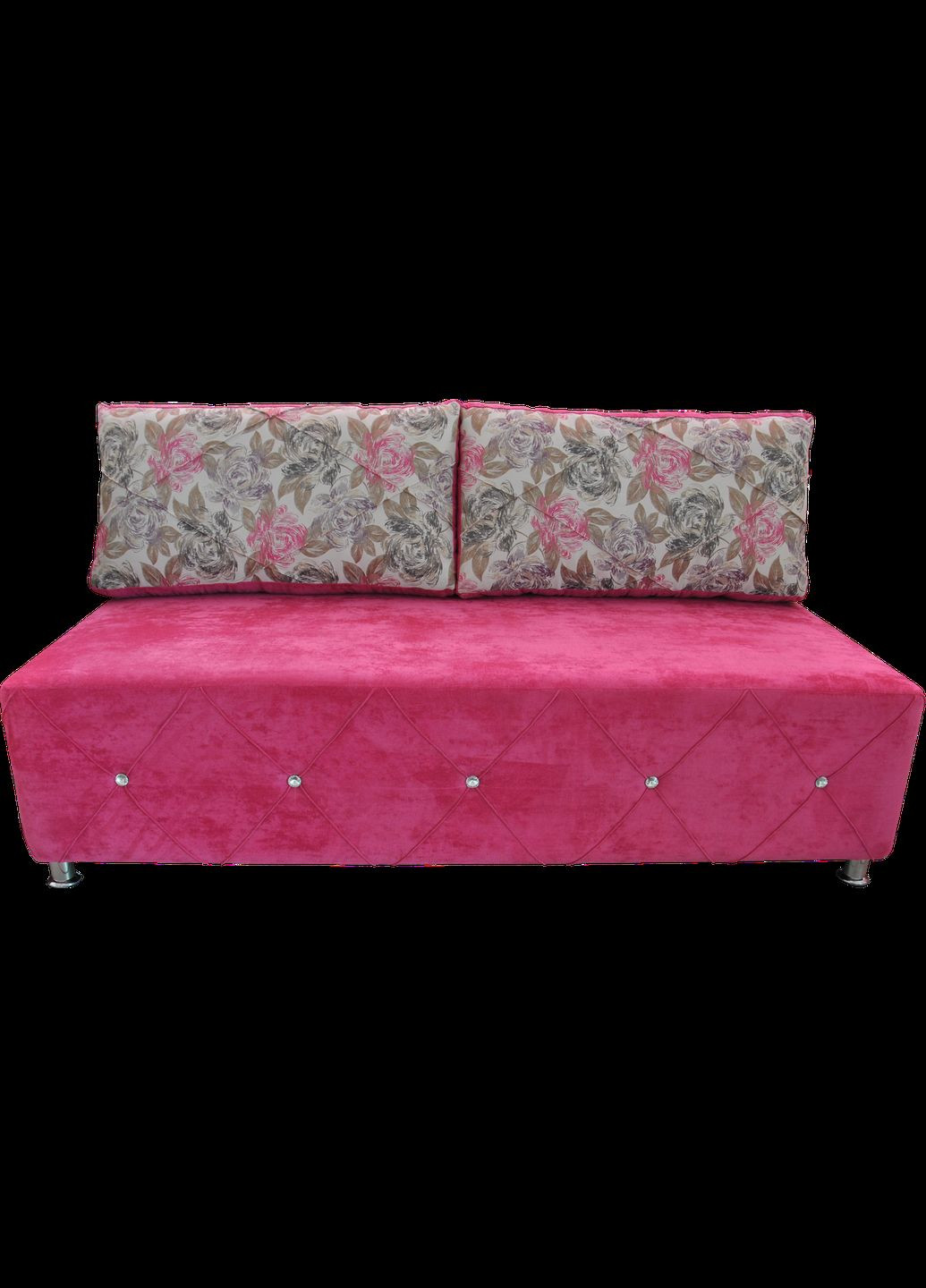 Диван еврокнижка с нишей Флинт С со стразами ТМ No Brand (322500733)