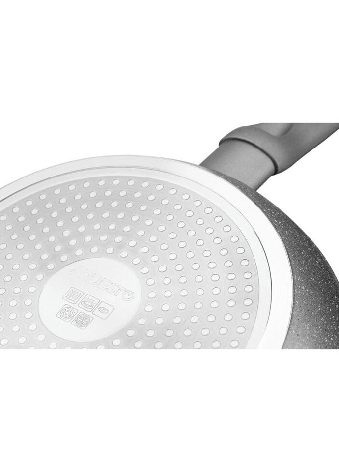Сковорода с крышкой универсальная Gemini Gourmet Vasto AR-1928-GSL 28 см серая Ardesto (335716752)