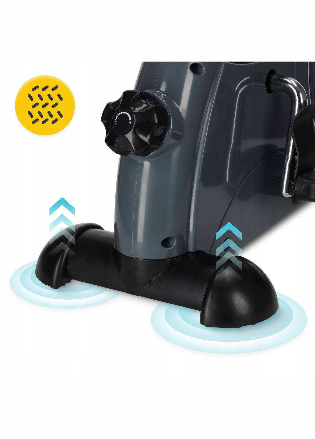 Мини велотренажер Active 2 в 1 для рук и ног Grey/Black () 4FIZJO P-5905973401708 (324264743)