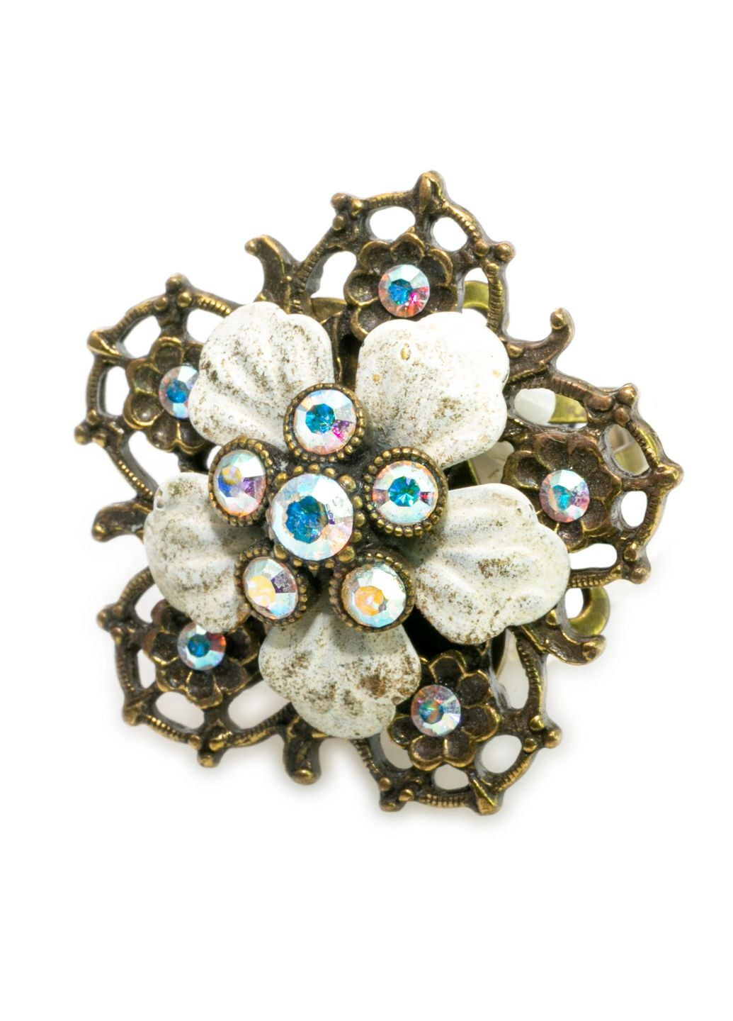 Кольцо "Сияние викторианского сада" от с кристаллами Swarovski Michal Negrin (347018206)