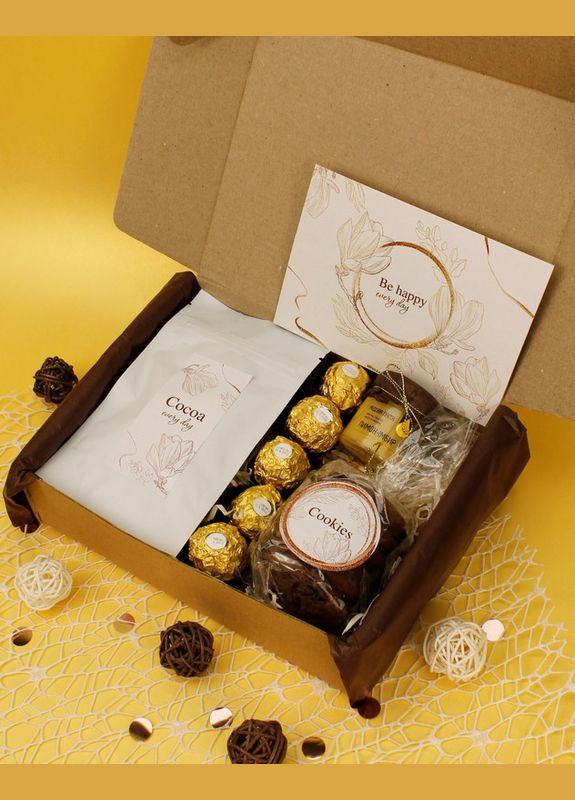 Подарочный набор Be happy every day 2 девушке, маме, сестре, подруге, женщине, на день рождения, праздник (8-1276) Кукумбер (297743573)