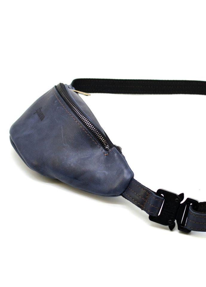 Синяя маленькая сумка бананка из лошадиной кожи RK3034-3md TARWA (298684012)