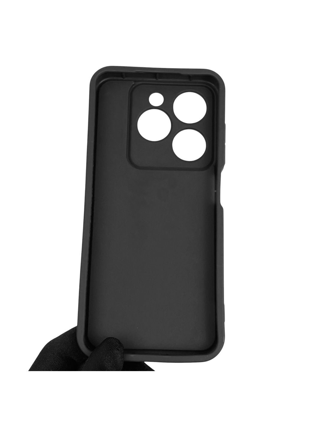 Чехол силиконовый Soft Touch для Smart 8 черный (Полная защита камеры) Infinix (366385822)