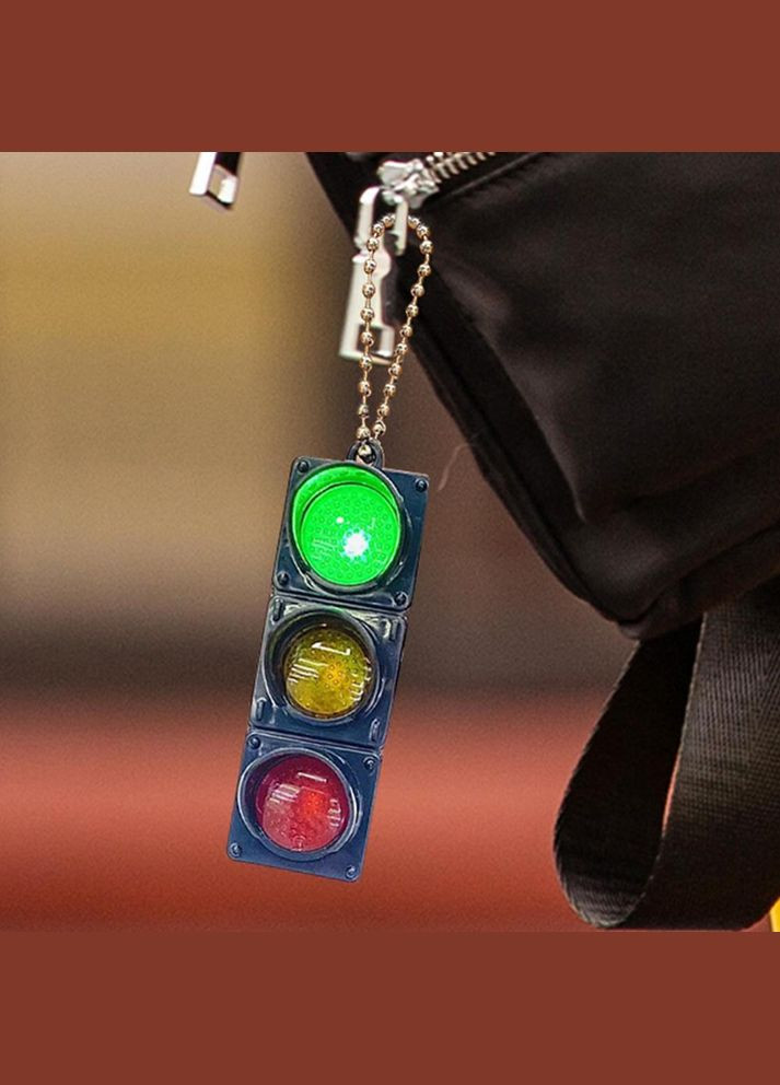 Брелок-светофор с подсветкой – игрушка с мерцающим светом No Brand (346440136)