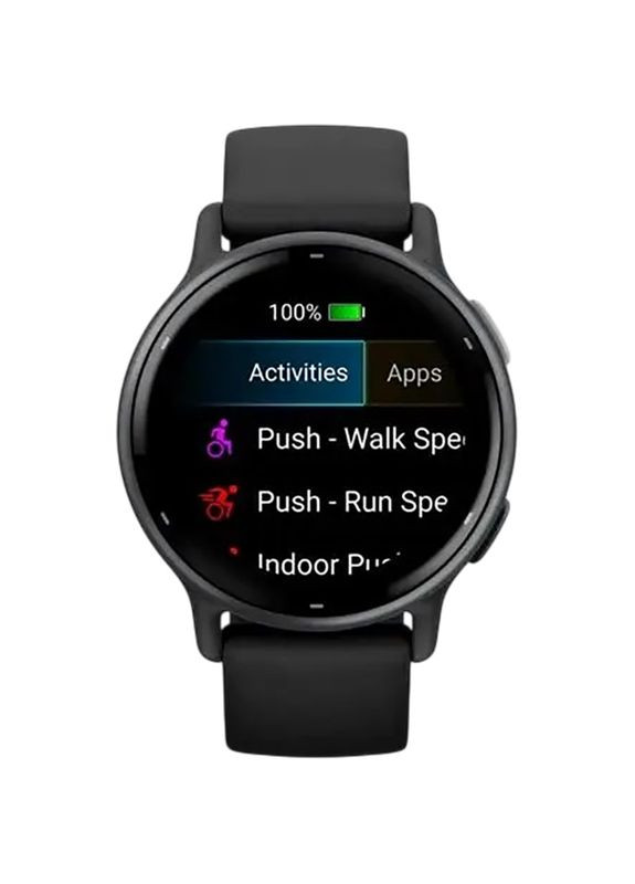 Смарт-годинник Vivoactive 5 Slate Aluminium Bezel, Black Case (010-02862-10) Garmin (322895983)