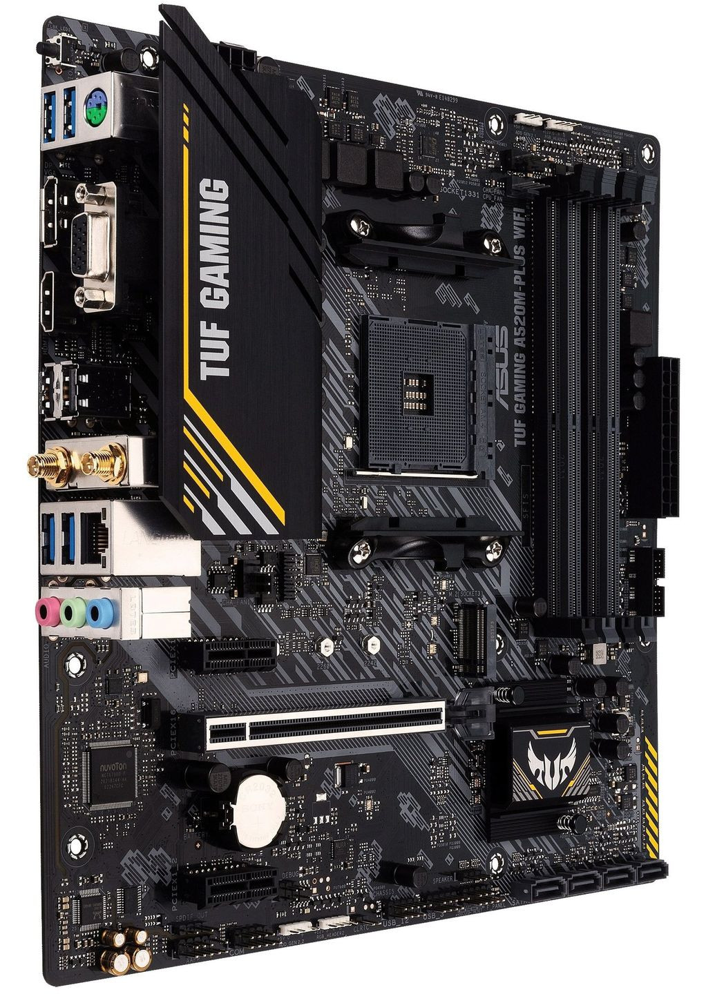 Материнская плата TUF GAMING A520M-PLUS WIFI (sAM4, A520) (90MB17F0-M0EAY0) Asus (360416486)