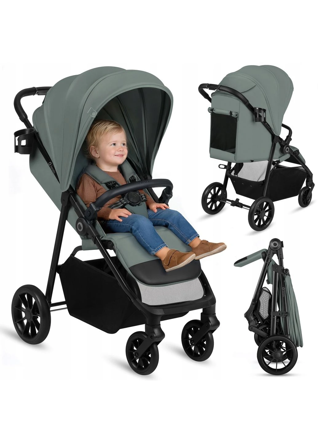 Прогулянкова коляска EMERALD GREEN FOREST Lionelo (399549570)