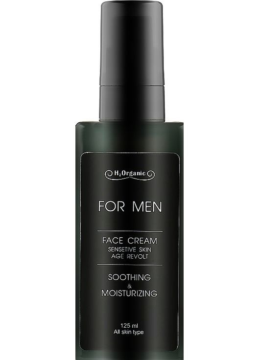 Крем для обличчя Sensetive Skin Age Revolt Soothing & Mousturizing For Men 125ml (1013265-25485) H2Organic (368741146)
