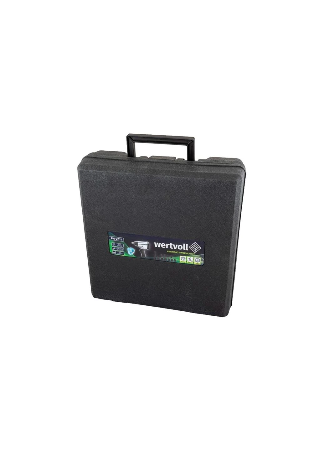 Гайковерт ударний пневматичний Wertvoll 1/2" з набором головок Mastertool (386740085)
