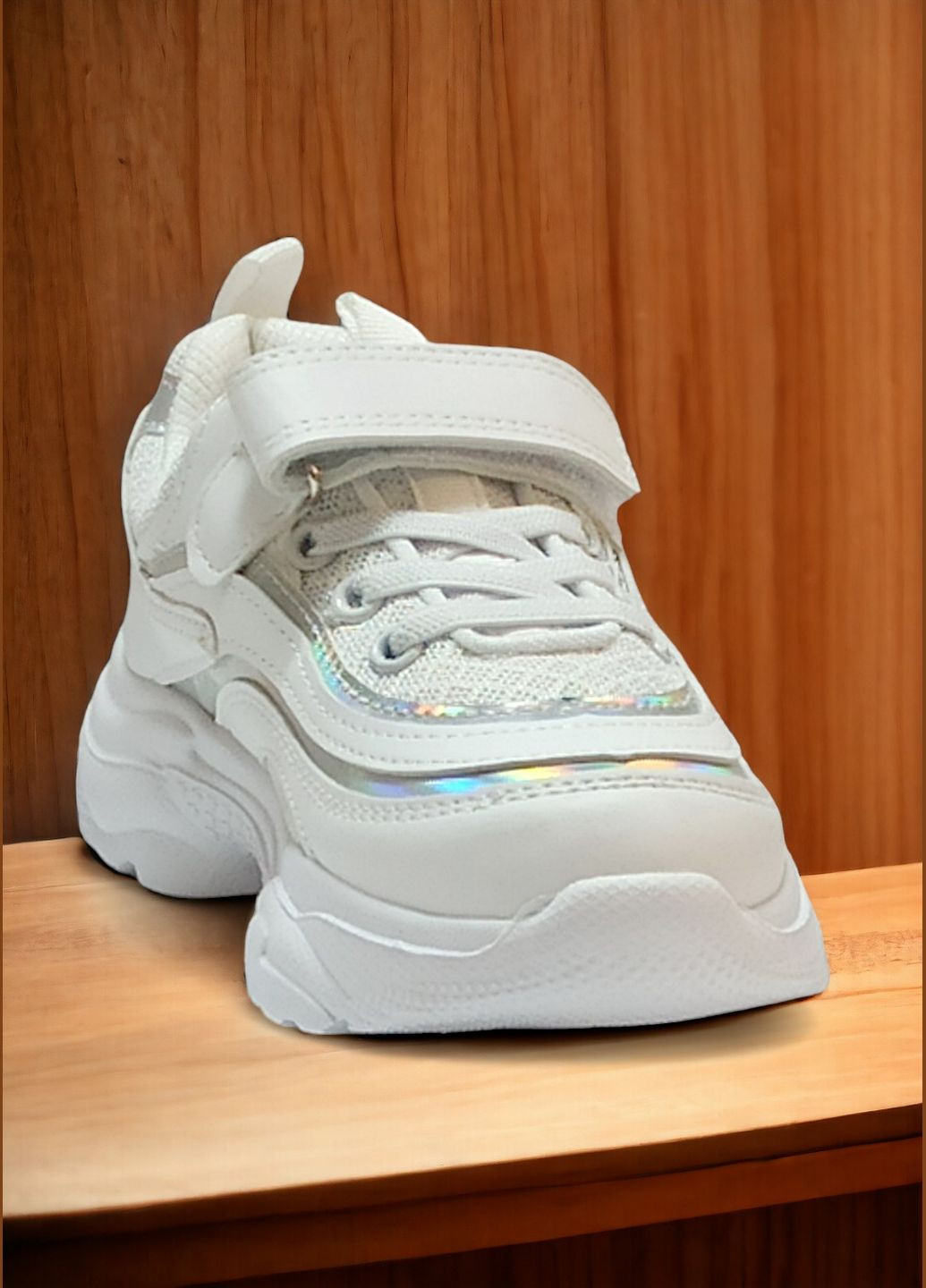 Білі осінні дитячі кросівки для дівчинки том м 7285а Tom.M