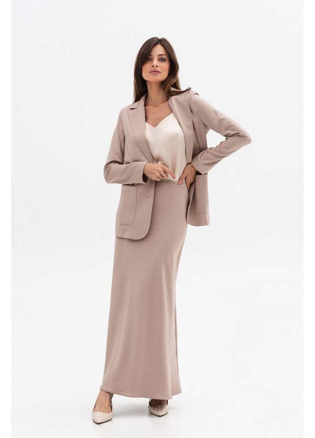 Бежевая кэжуал юбка кассия 247 Lesia