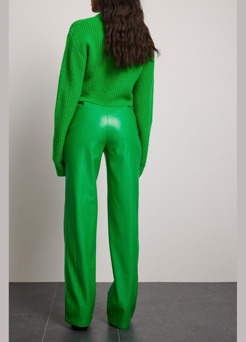 Штаны демисезон,зеленый, NA-KD (308848791)