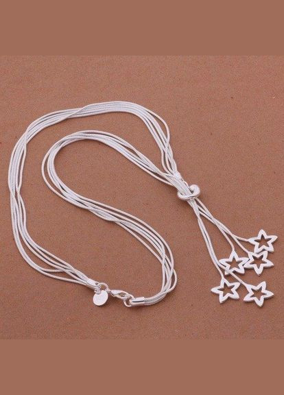 Посеребрённое красивое колье звёзды Fashion Jewelry (338431344)