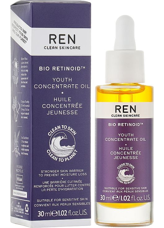 Олія-концентрат молодості для обличчя Bio Retinoid Youth Concentrate Oil 30ml (992069-26216) Ren (368621040)