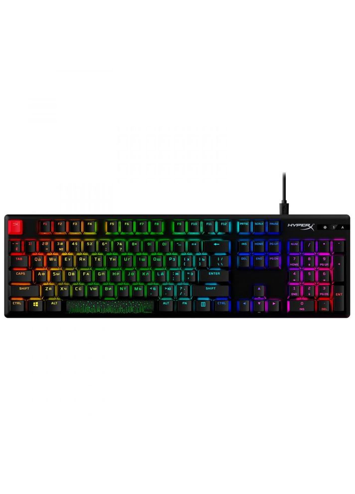 Клавіатура Alloy Origins PBT RGB Mechnical Red (639N3AA) HyperX (316152220)