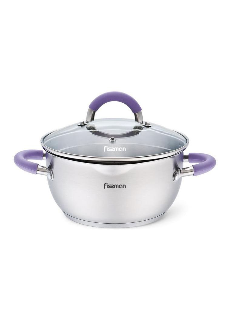 Кастрюля Annette 2.5л из нержавеющей стали с крышкой-дуршлагом Fissman (372171189)
