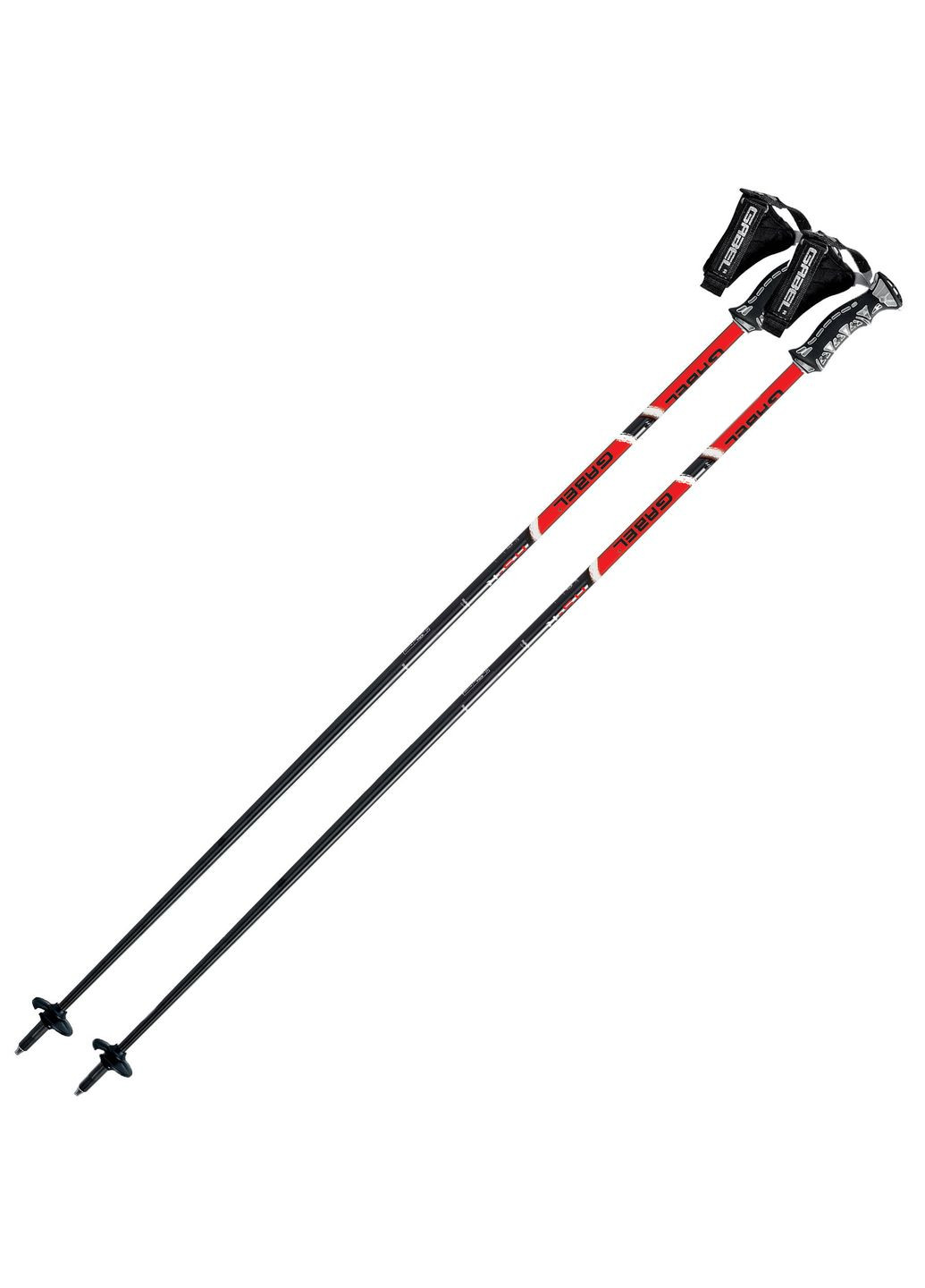 Палки лыжные HSR 115 Чорний-Червоний Gabel (278316815)