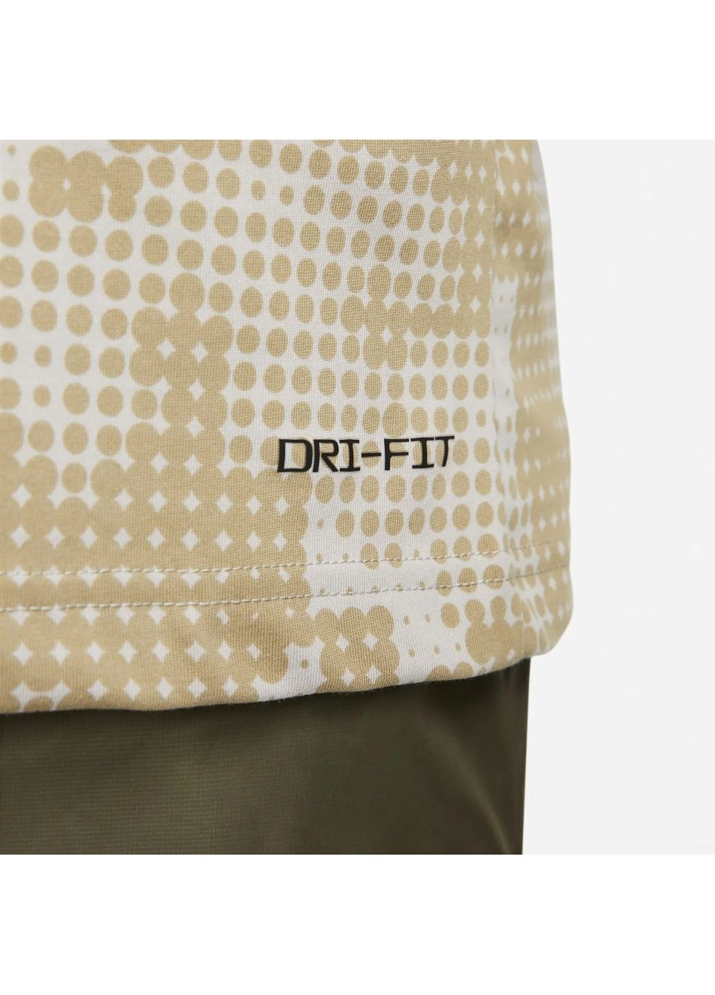 Біла футболка чоловіча m nsw spu ss top aop beige/white Nike