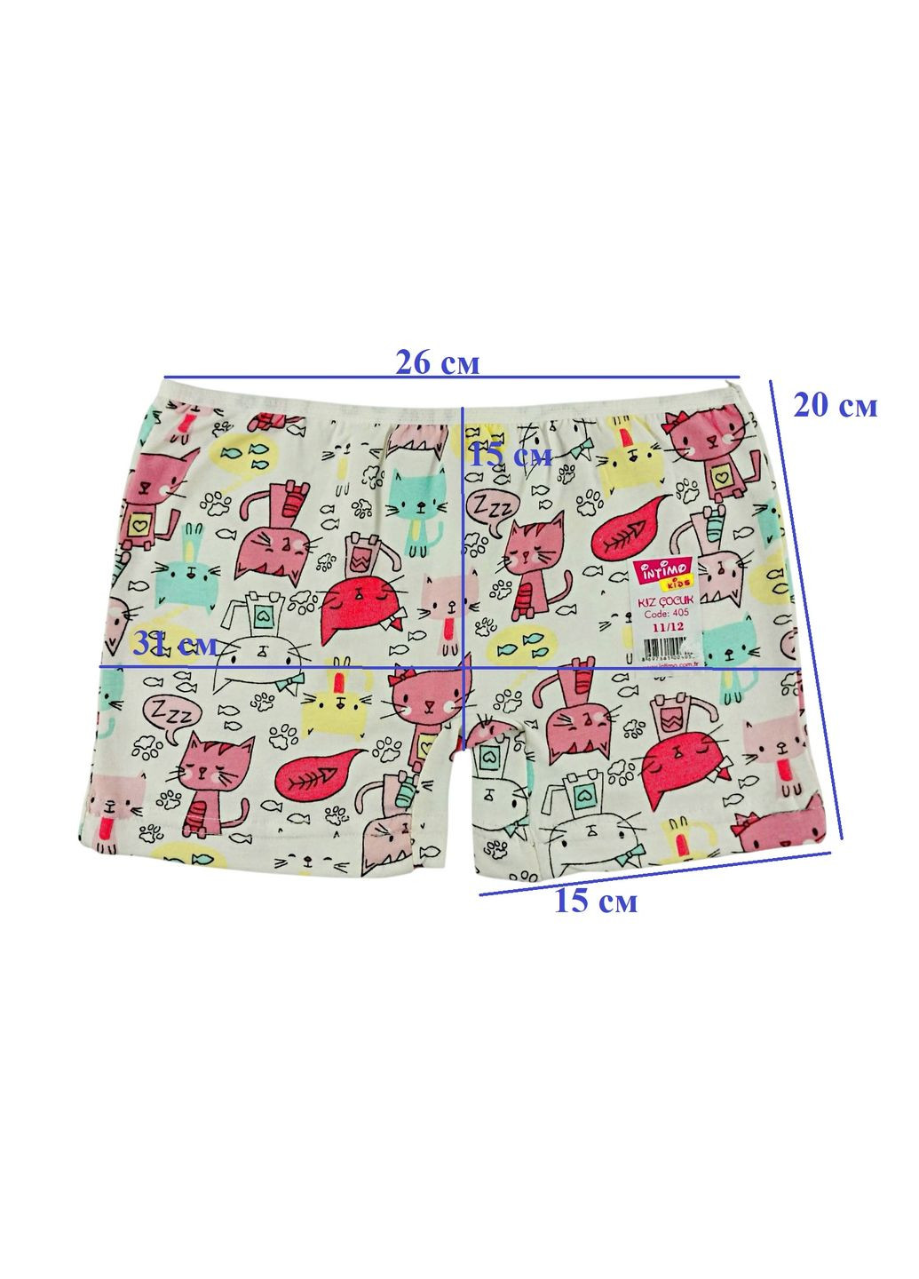 Трусы-шортики для девочки р.11/12 Intimo Шортики (345639328)