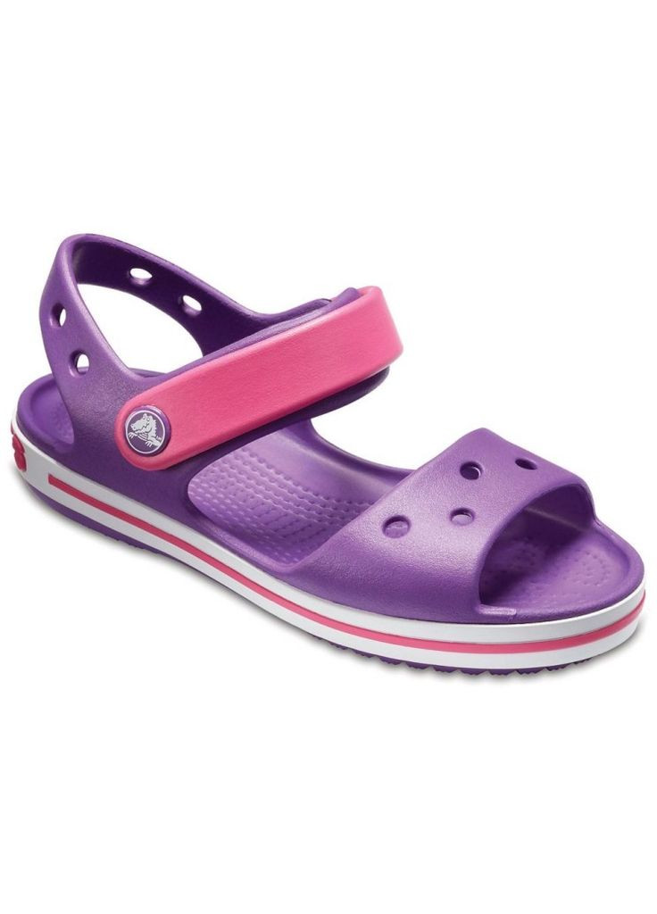 Дитячі сандалі Крокс Kids Sandal Amethyst / Paradise Pink 12856 Crocs Crocband (326492353)