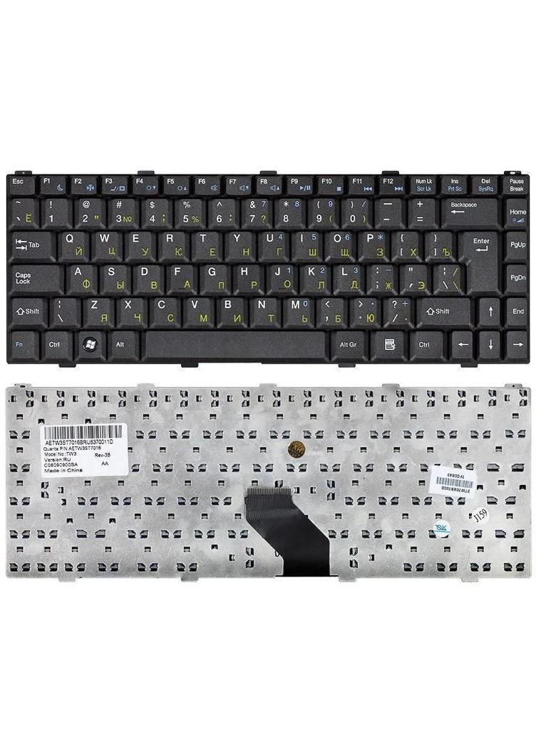 Клавіатура для ноутбука (Z96, Z96J, Z96F, S96J, S9, S96) Black, RU Asus (396670343)