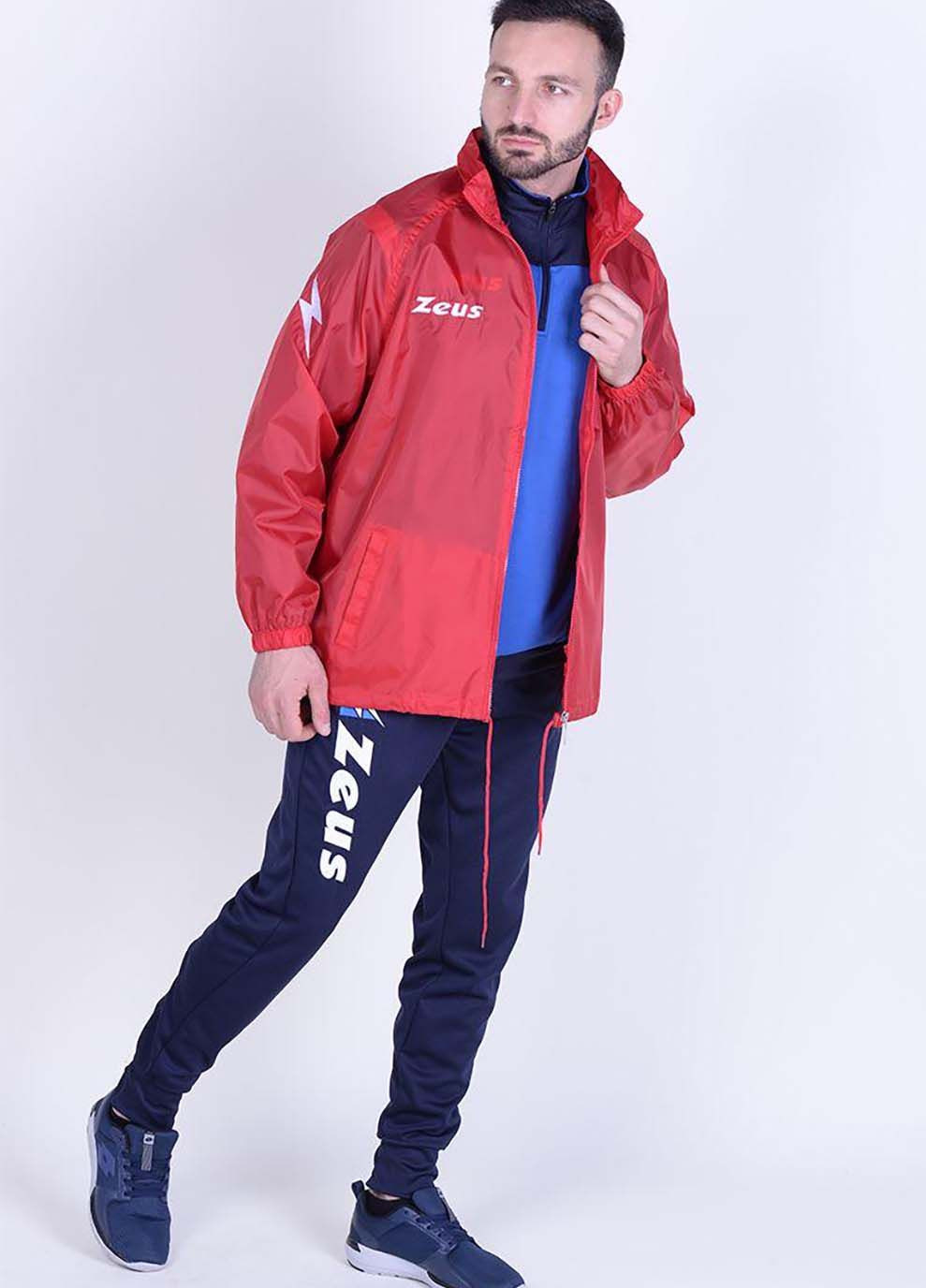 Красная демисезонная ветровка Zeus