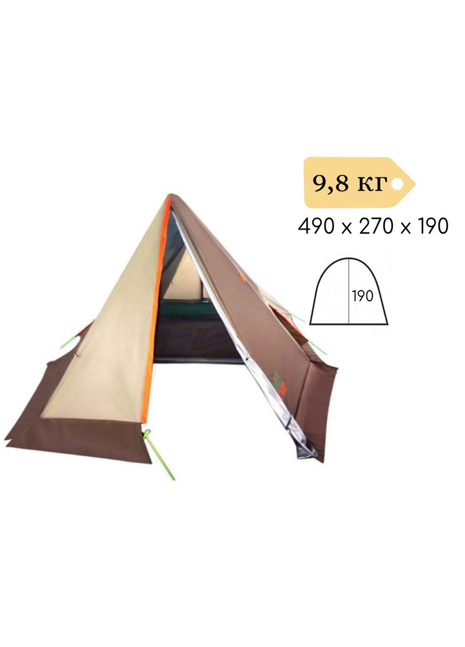 Палатка 5-ти местная GreenCamp 001 World Sport (361436911)