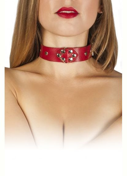 Нашийник Leather Restraints Collar, Red - CherryLove Slash (329153032)