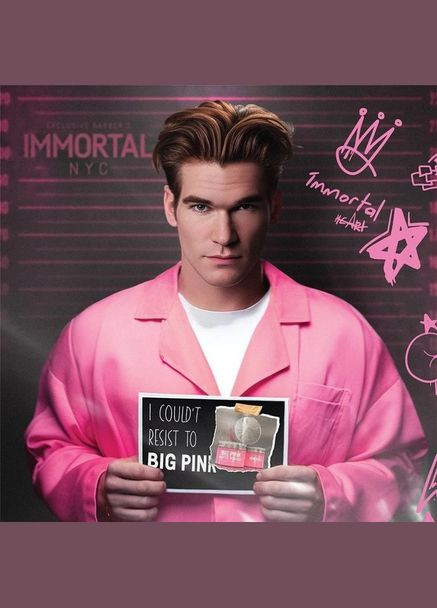 Матовая помада для волос Exclusive Big Pink Matte Pomade, 100ml Immortal NYC (304651285)