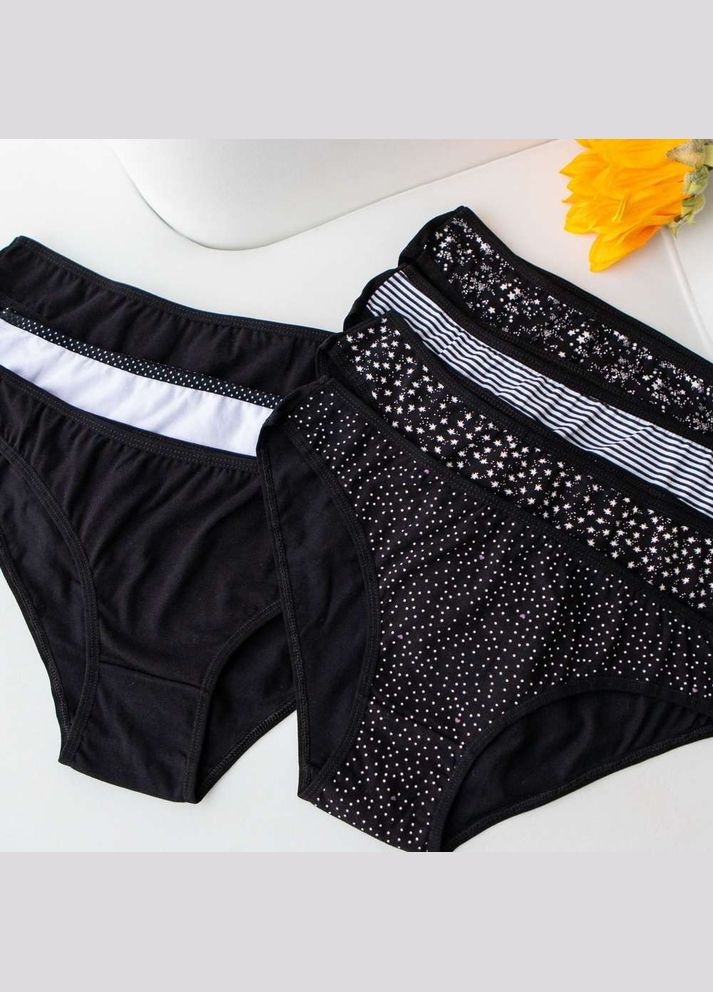 Набір жіночих базових трусиків тижневок - 7 шт Nicoletta (340277063)