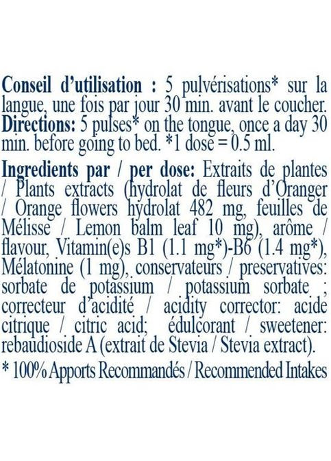 Melatonin Sparay 1 mg 20 ml /40 servings/ NUTRIEXPERT (314828358)