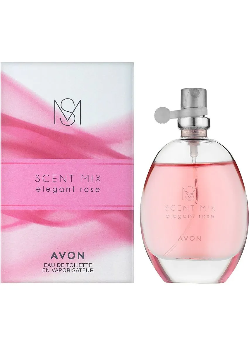 Туалетная вода Scent Mix Elegant Rose для Неё Моно аромат 30 мл Avon (322735786)