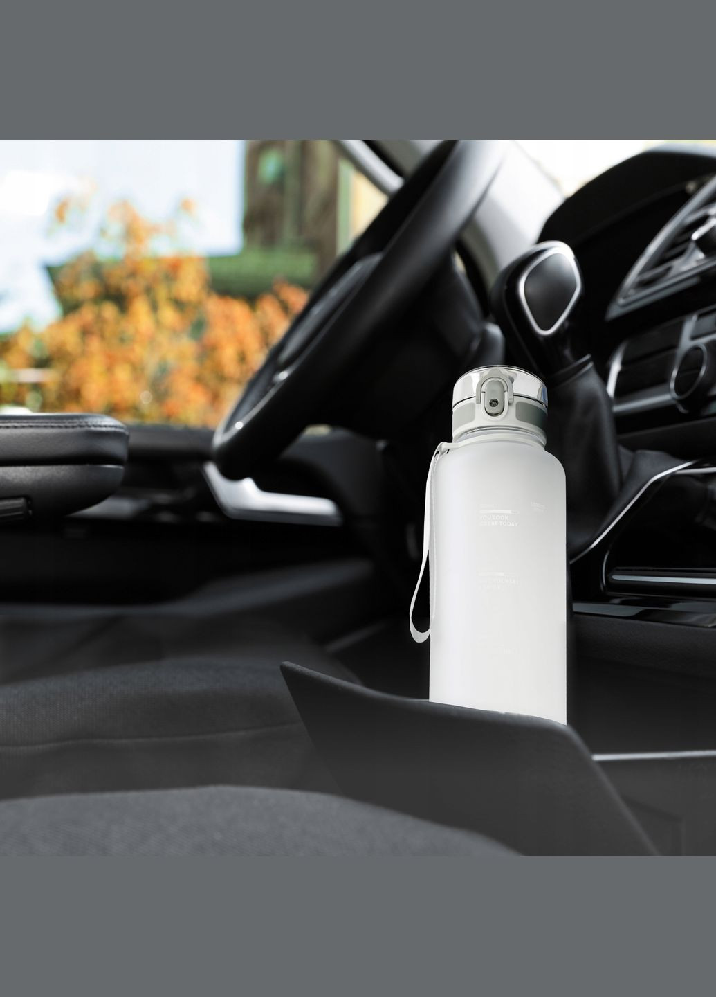 Пляшка для води спортивна 1000 мл Grey (P-5905973404273) 4FIZJO (316275384)