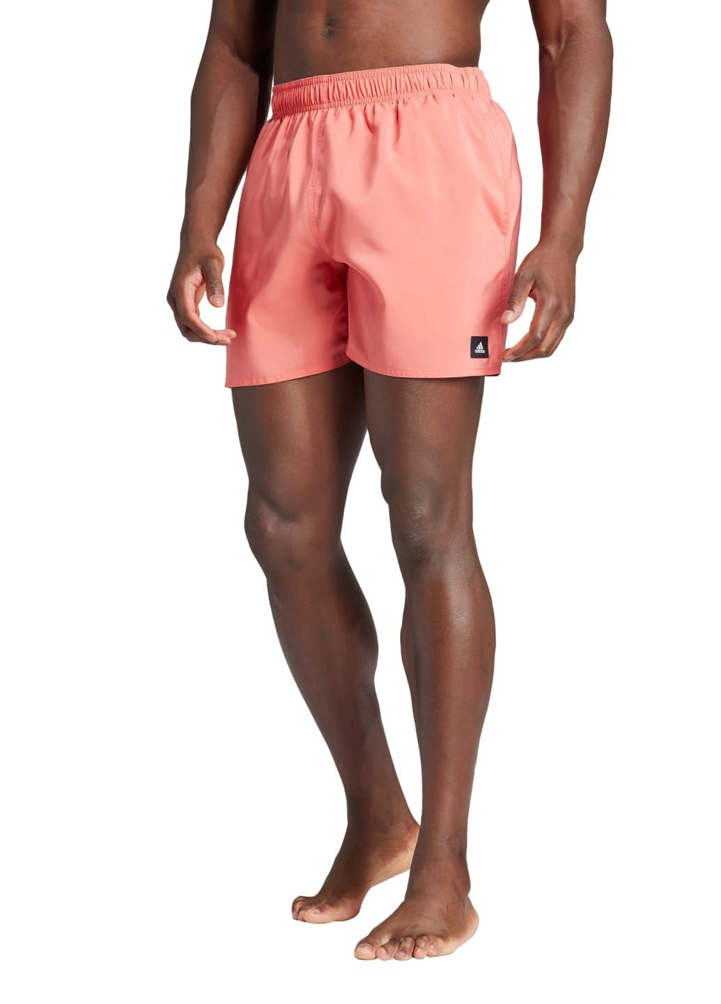 Мужские красные спортивные плавательные шорты solid clx short-length adidas