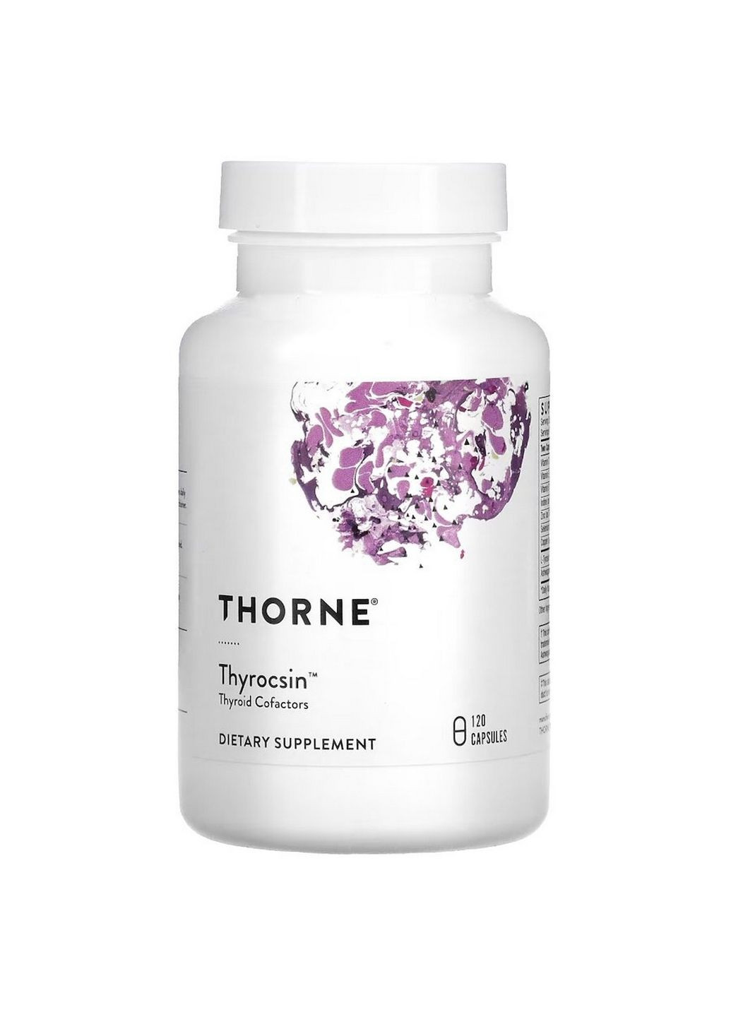Вітаміни та мінерали Thyrocsin Thyroid Cofactors, 120 вегакапсул Thorne Research (293337887)
