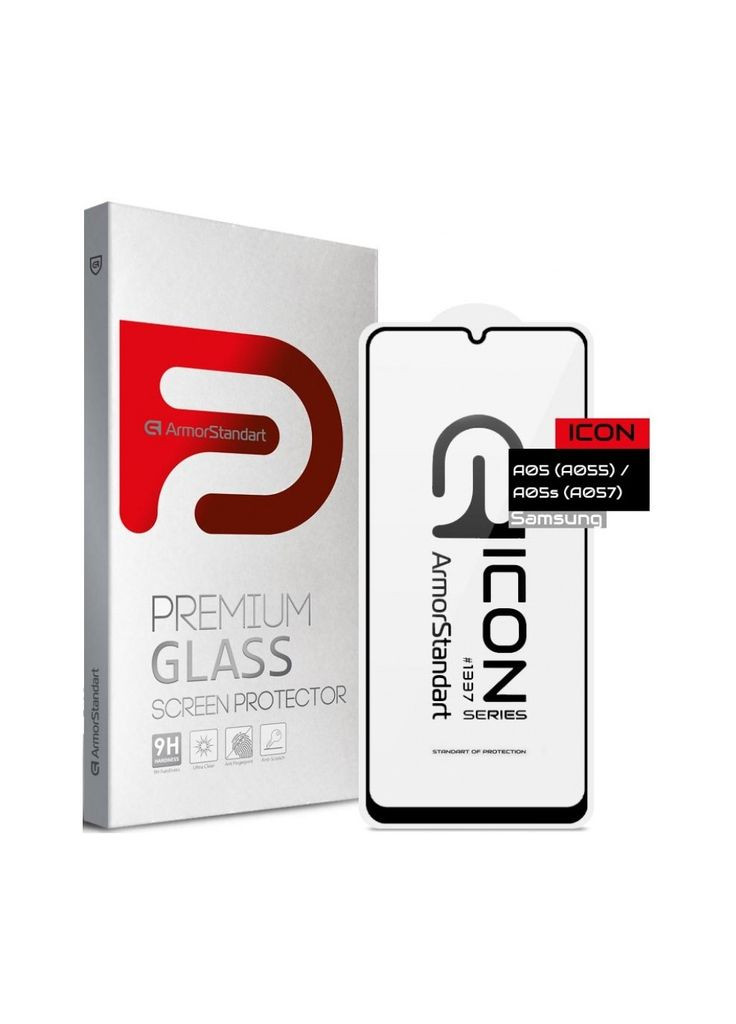 Скло захисне Icon Samsung A05 / A05s Black (m319622) ArmorStandart Icon Samsung A05 (A055) / A05s (A057) Black (367069684)