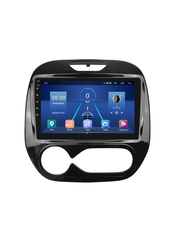 Штатная магнитола 9" для Renault Captur I 2012-2017 6/128Gb 4G Wi-Fi GPS Top Рено 3шт Lesko (336198524)