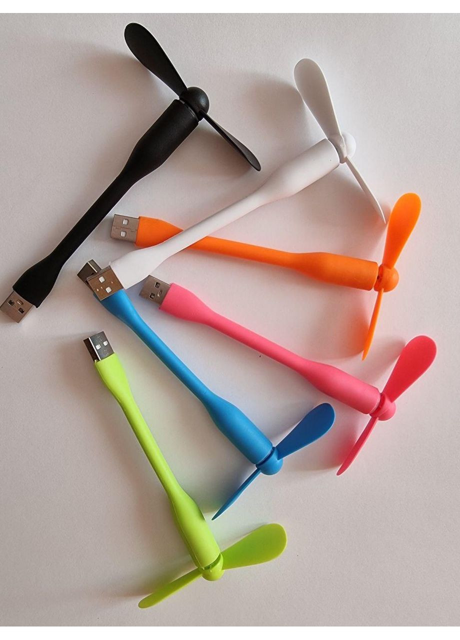 Портативний гнучкий USB вентилятор ручной міні, Оригінал No Brand (366668616)