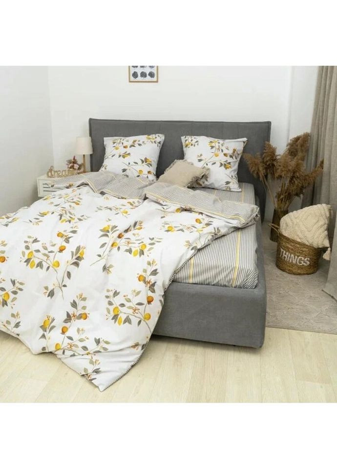 Постільна білизна євро Ранфорс 24317-E 220х200 см Viluta (327790915)