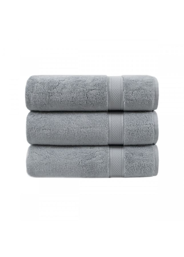 Lotus полотенце махровое home - grand soft twist grey серый 50*90 серый производство -