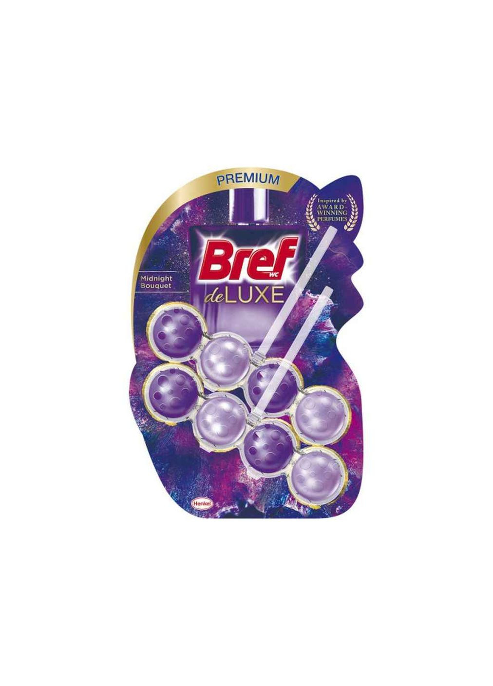 Блок для туалетов 2шт De Luxe Аромат волшебной ночи 2 штx50г Дуопак Bref (359435442)