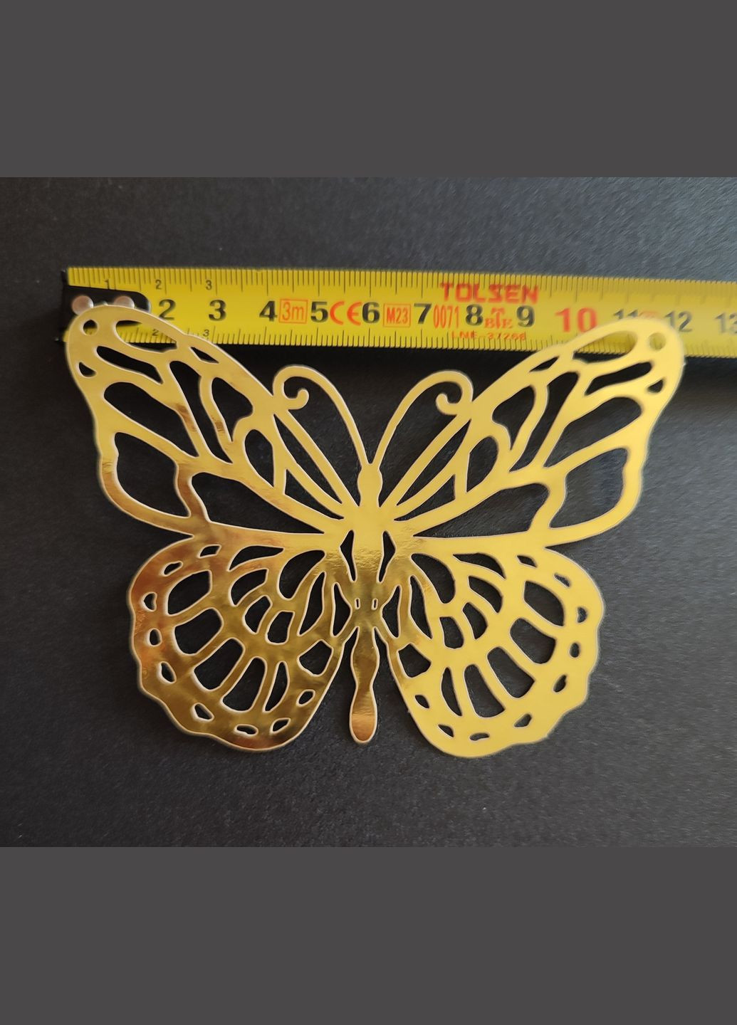 3D наклейки бабочки золотые 12штук набор JJ312-E No Brand (302242319)