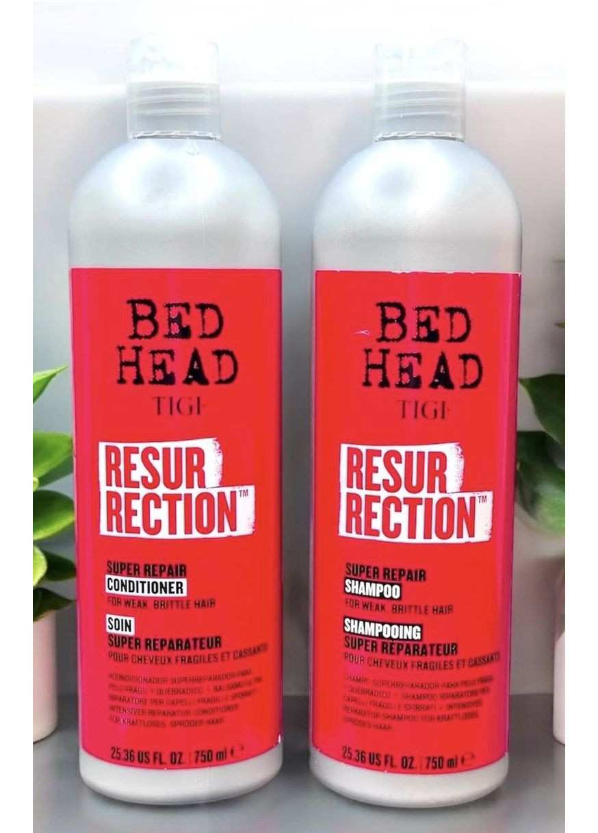 Набір шампунь і кондиціонер Bed Head Resurrection для дуже ослаблених волосся по 750 мл Tigi (361072022)