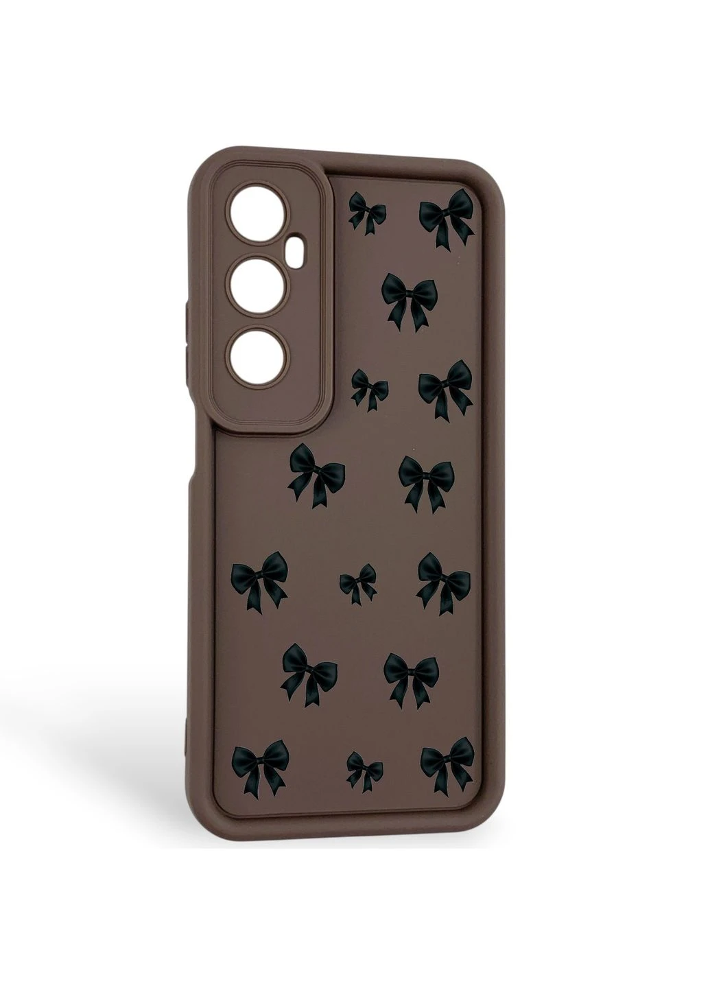 Чохол силіконовий Soft Touch з 3D принтом для C65 коричневий (Повний захист камери) Realme (396286178)