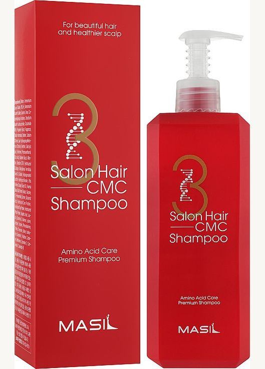 Відновлювальний шампунь 3 Salon Hair CMC Shampoo, 500 мл (8809744061146) MASIL (366822224)
