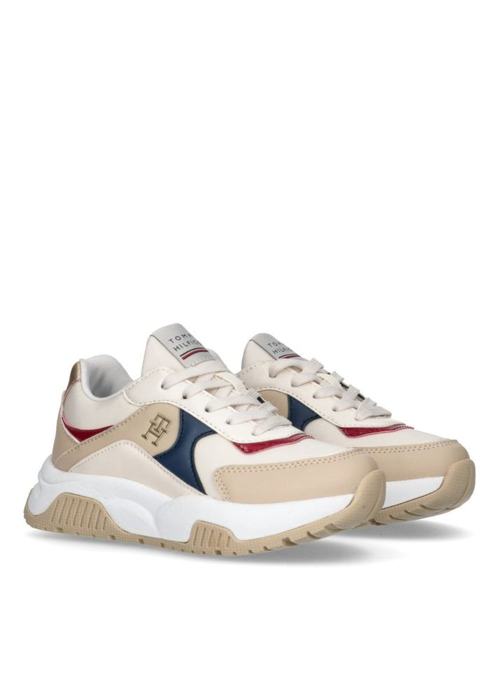 Бежеві кросівки bassa allacciata t3a9-33551-1695b068 Tommy Hilfiger